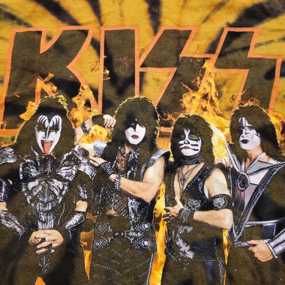 Vintage KISS Tie-Dye T-Shirt - Picture 3 of 5